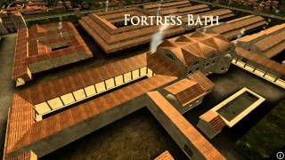 Animation of ancient Roman Fort in Caerleon Wales [upl. by Roy]