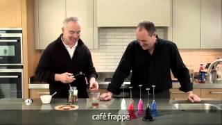 How to make a frappé coffee using an aerolatte milk frother [upl. by Diskin]