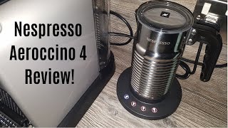 Nespresso Aeroccino 4 Milk Frother Review  Worth upgrading from the Aeroccino 3 [upl. by Lemej703]