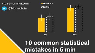 Ten Statistical Mistakes in 5 Min [upl. by Corder]