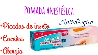 Resenha PomadaAndantol Gel [upl. by Aihseyt]