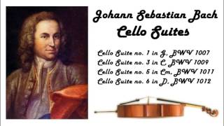 Johann Sebastian Bach  Cello suites in 432 Hz great for reading or studying [upl. by Erbes638]