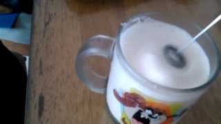 Aerolatte Review Frothing Cold Milk In Under 1 Minute [upl. by Safier642]